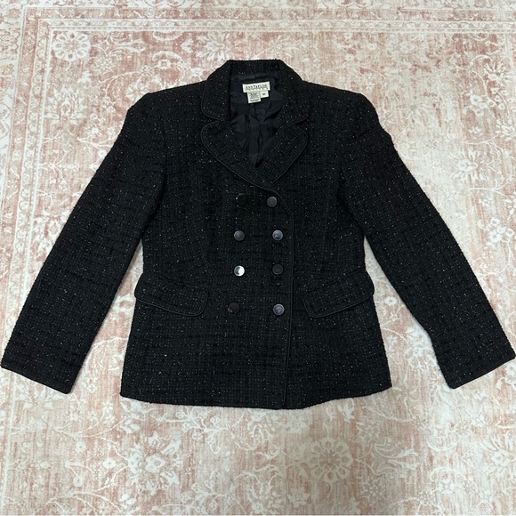 Ann Taylor Sparkly Tweed Blazer With Crystal Buttons - Picture 2 of 11